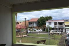 Zimmerausblick bei unseren 2. Unterkunft auf Guadeloupe