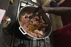 Kochstunde mit unserem Host auf Guadeloupe