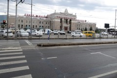 Ulaanbaatar Station (Foto vor der Abfahrt, erst dann wurde es etwas regnerischer).