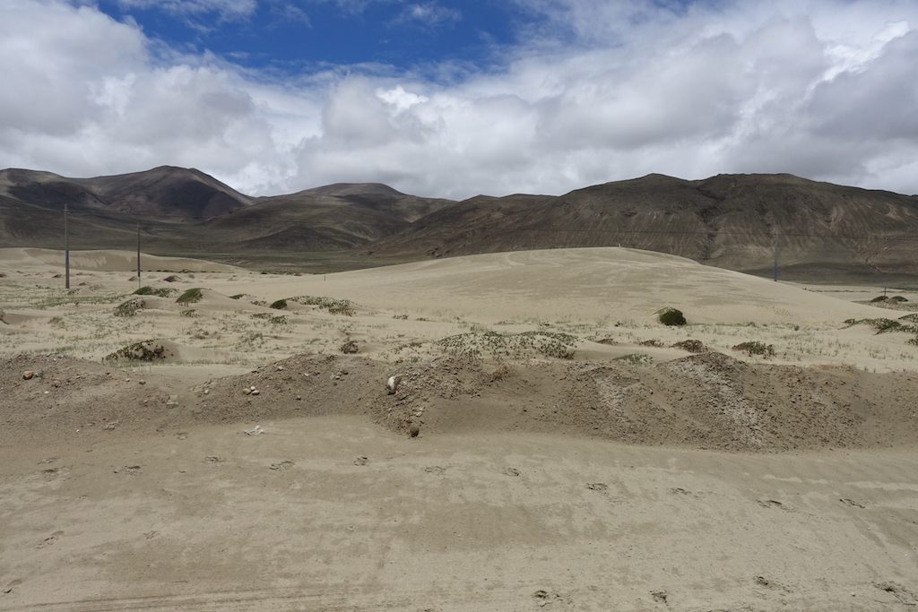 Sanddünen im Himalaya.