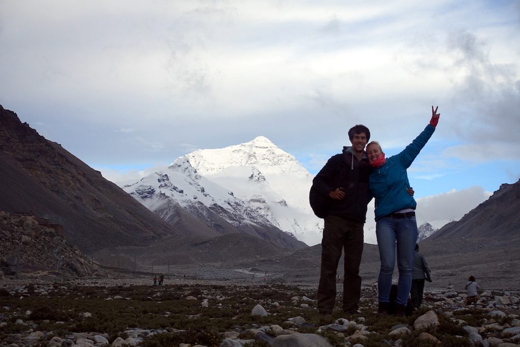 Here we are on top of the world - as far as we can go at least.