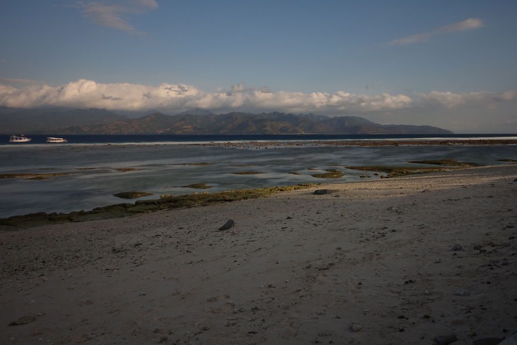 Blick auf Lombok.