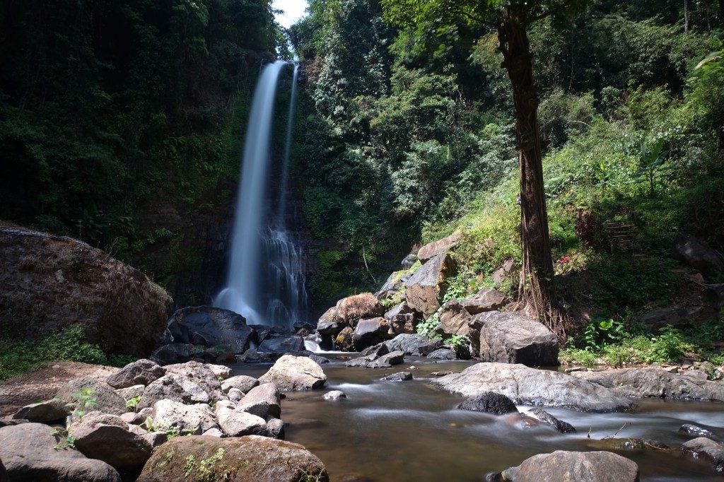 Wasserfall auf Bali.