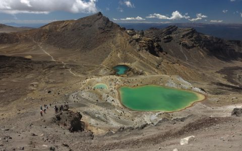 Die total bunten Emerald Lakes, echt abgefahren!
