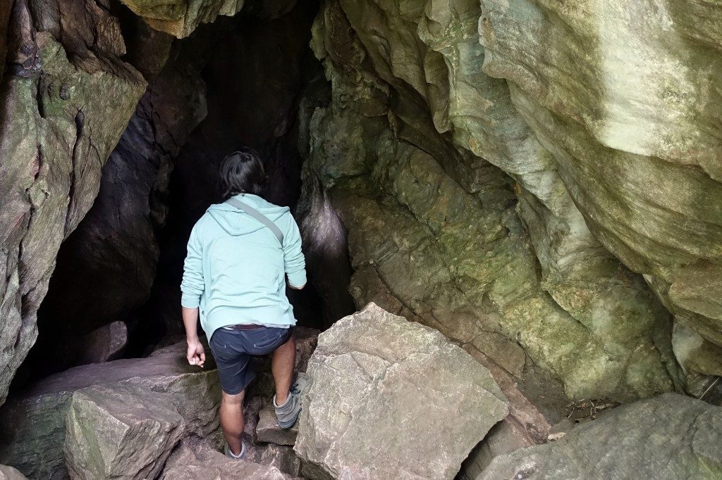 Auf dem Weg nach Auckland besuchen wir noch die Abbey Caves.