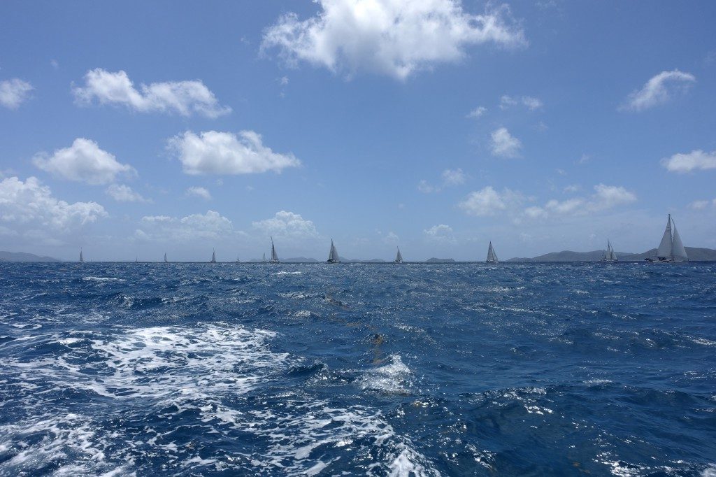 Nanny Cay hinter uns, fünf Tage segeln vor uns