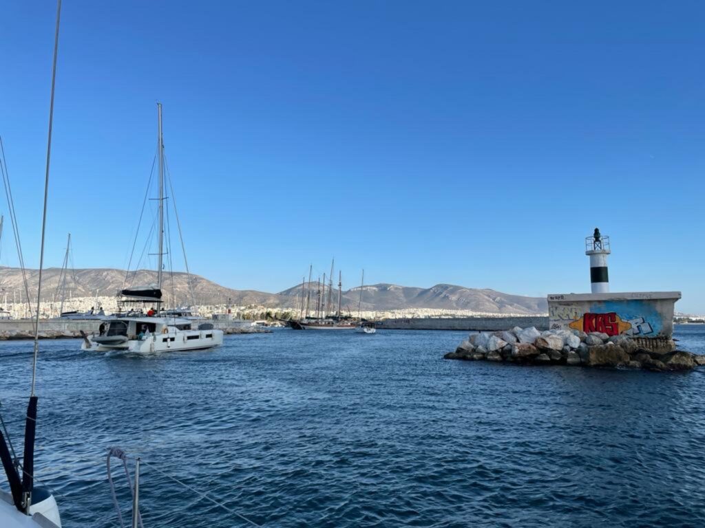 Hafeneinfahrt zur Kalamaki Marina/Alimos Marina